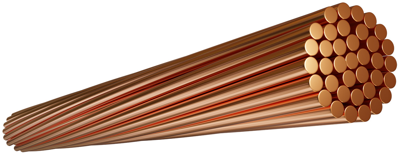 Cobre nu rígido